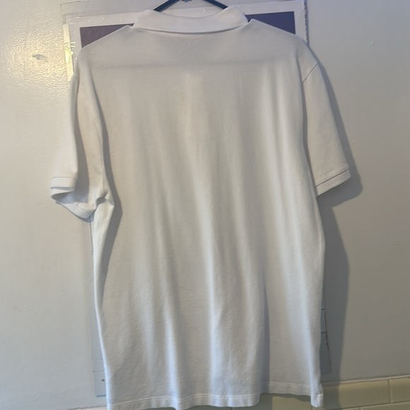 Large GAP white ss 2 button Polo shirt. - Picture 3 of 3
